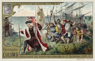 Christophe Colomb débarque dans le Nouveau Monde, 12 octobre 1492