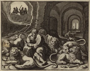 Daniel dans la fosse aux lions