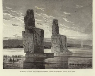 Égypte - Les colosses de Memnon