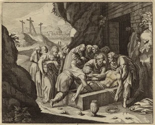 Mise au tombeau de Jésus-Christ (gravure)