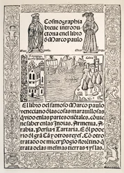 Frontispice du Il Milione de Marco Polo