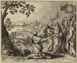 Jésus-Christ guérissant la fille d