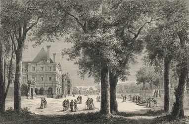 Le Luxembourg au temps de Marie de Médicis (gravure)