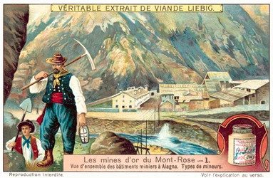 Mineurs et bâtiments miniers aux mines d