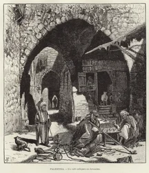 Palestine, Un café de rue à Jérusalem