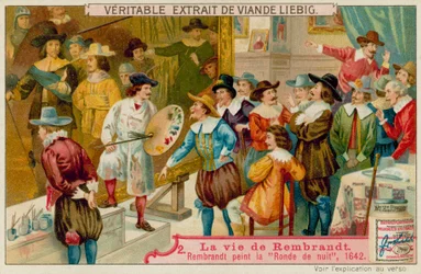 Rembrandt peint la Ronde de nuit
