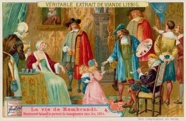 Rembrandt peint le portrait de Jan Six