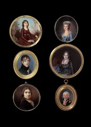 Six miniatures par divers artistes