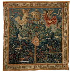 Tapisserie, Verdure avec Armes de Miro
