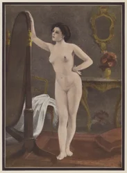 Femme devant le miroir