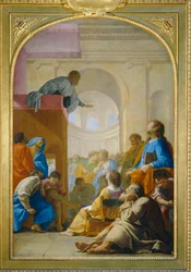 Saint Bruno assiste au sermon de Raymond Diocrès - Saint Bruno attending the sermon of Raymond Diocrès ...