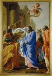 Le Christ ressuscite le fils de la veuve de Naïm, peint avant 1640 (peinture sur toile)