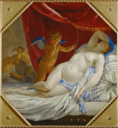 Venus endormie surprise par l