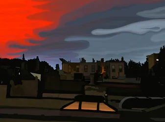 Aproaching Storm, Brooklyn (art numérique)