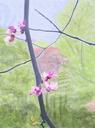 Branche et fleur (art numérique)