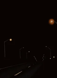 Conduire la route la nuit #2 Brooklyn (art numérique)
