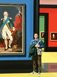 Emmitt, National Portrait Gallery, Londres, 2025 (art numérique)