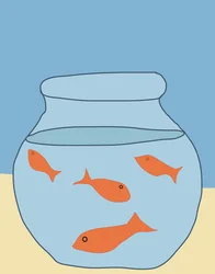 Goldfish In Bowl, 2015 (dessiné à la main sur un iPad avec un crayon Apple)