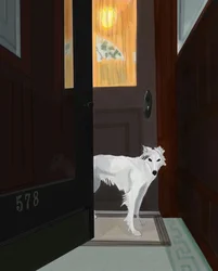 Minnie dans le vestibule, Brooklyn (art numérique)