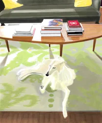 Penny On Rug