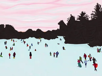 Luge, Prospect Park (art numérique)