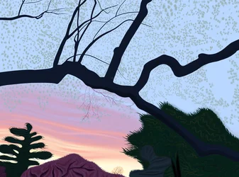 Printemps, Prospect Park, 2025 (art numérique)