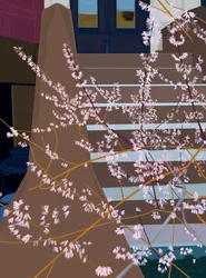 Stoop and Blooms, 2025 (art numérique)