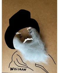 Walt Whitman (dessin collage)