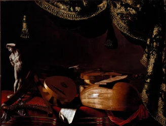 Nature morte avec instruments de musique