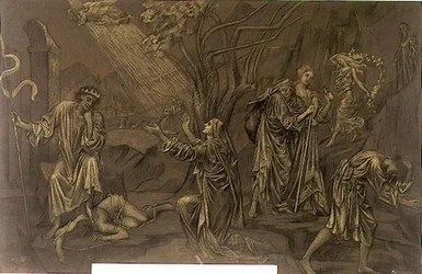 La vallée des ombres, vers 1899