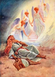 Le rêve de Jacob (lithographie couleur)