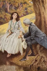 Illustration pour Un voyage sentimental de Laurence Sterne