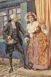 Illustration pour Un voyage sentimental de Laurence Sterne