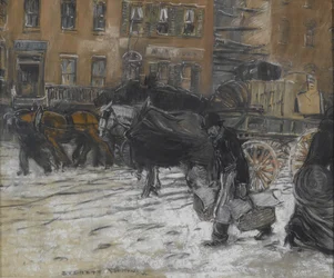 Hiver sur la 21e rue, New York
