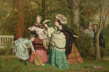 Admirer le bébé, Anvers 1873