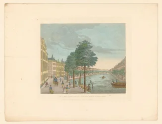 Vue du Herengracht près de la Spiegelstraat à Amsterdam