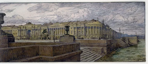 La place du Sénat à Saint-Pétersbourg
