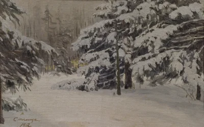 Hiver sur les îles de Saint-Pétersbourg, 1912