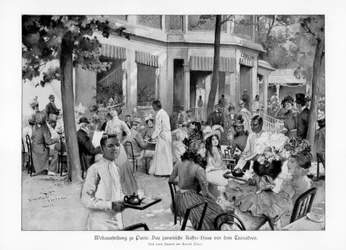 Maison de café javanaise, Trocadéro, Exposition universelle de Paris, 1889