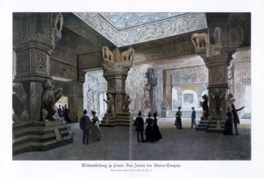 Temple Khmer, Exposition Universelle de Paris, 1889, 1900