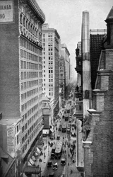 Rue Chestnut, Philadelphie, Pennsylvanie, États-Unis, c1930s