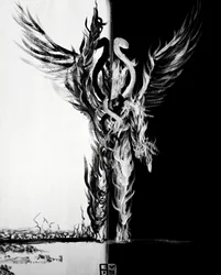 Figurine « Fiery Duality »