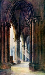 Intérieur de la cathédrale de Lincoln, 1924-1926