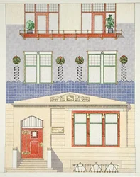 Conception pour la façade d