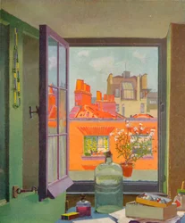 Une fenêtre à Warren Street, vers 1922