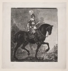 Karel van Mander : Christian IV à cheval