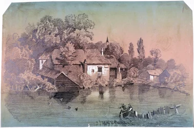 Hampstead Heath, Hampstead, Londres, vers 1850