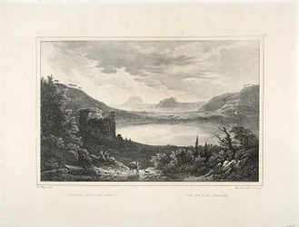 Vue du lac Averne