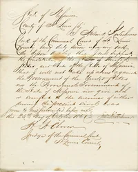 Serment de loyauté de Frederick Kretschmar, État du Missouri, Comté de St. Louis