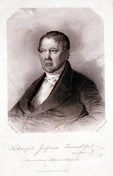 Portrait de Wenzel Johann Tomaschek (1774-1850) gravé par Albert Henry Payne (1812-1902)